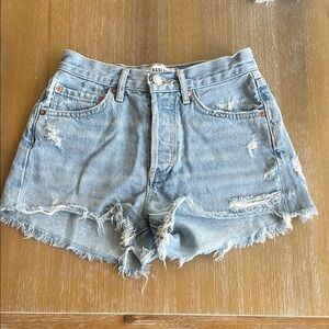 Aritzia Agolde Light Blue Women’s Jean Shorts